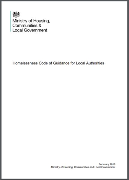 Cover of the Code of Guidance