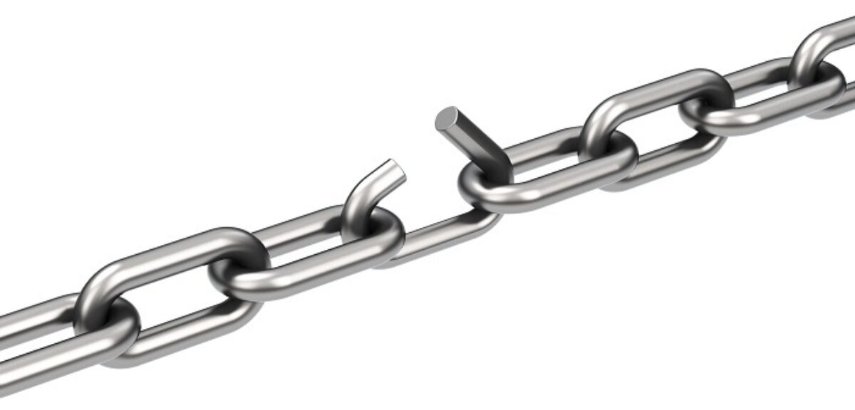 Image of chain about to be broken