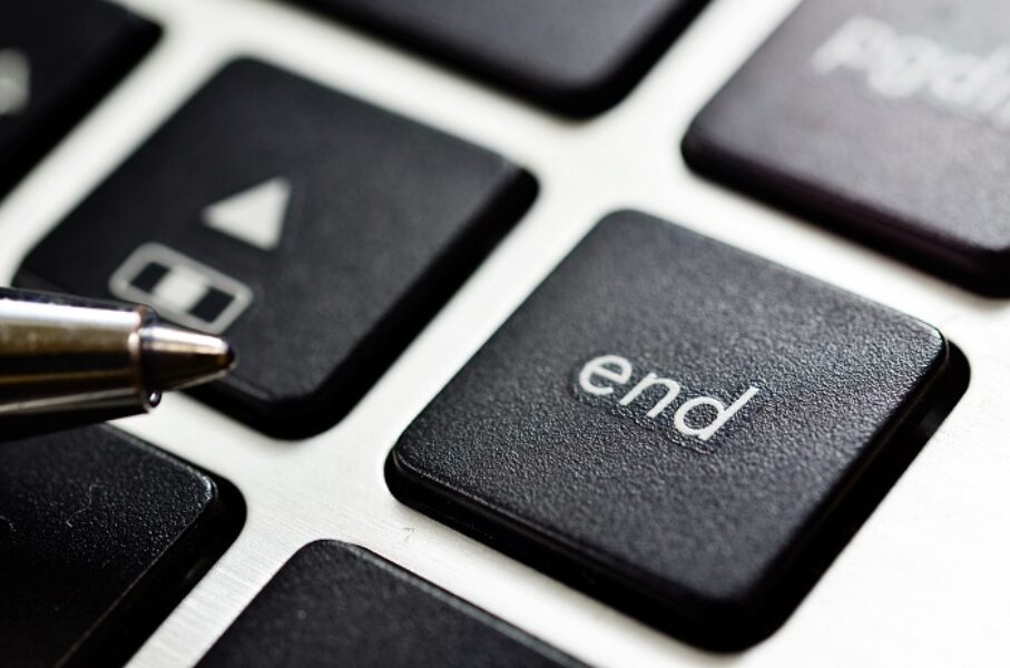 Picture of keyboard end button