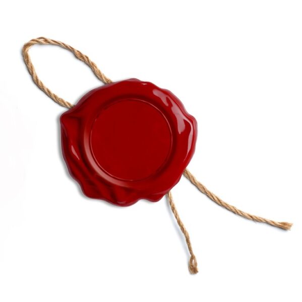 Photograph of wax seal