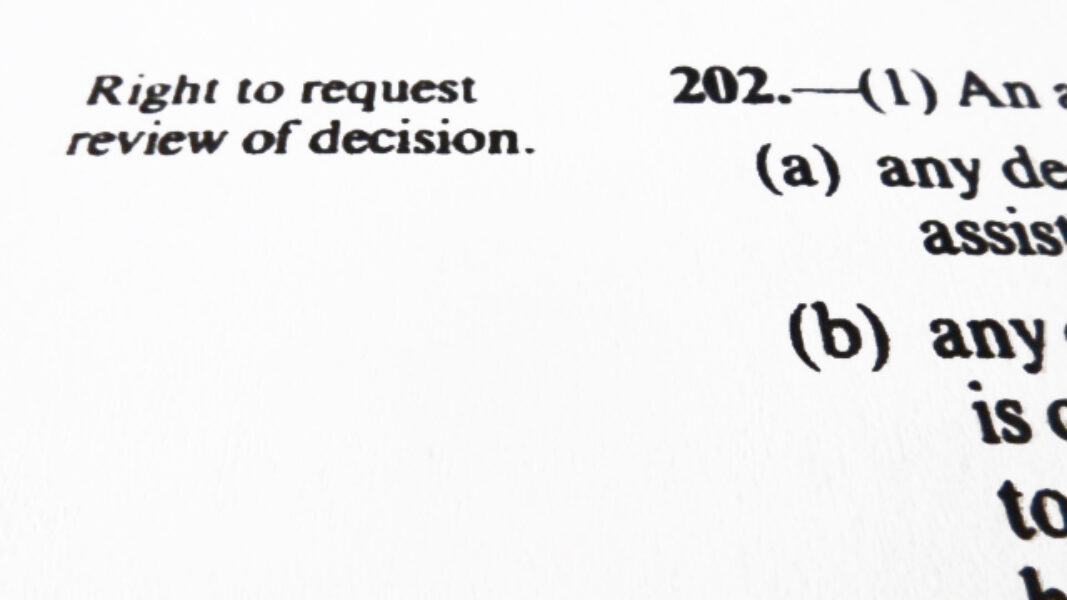 Photograph of how section 202 of the Housing Act 1996 appears in the Act